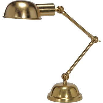 Industrialna lampa biurkowa Tilde złota